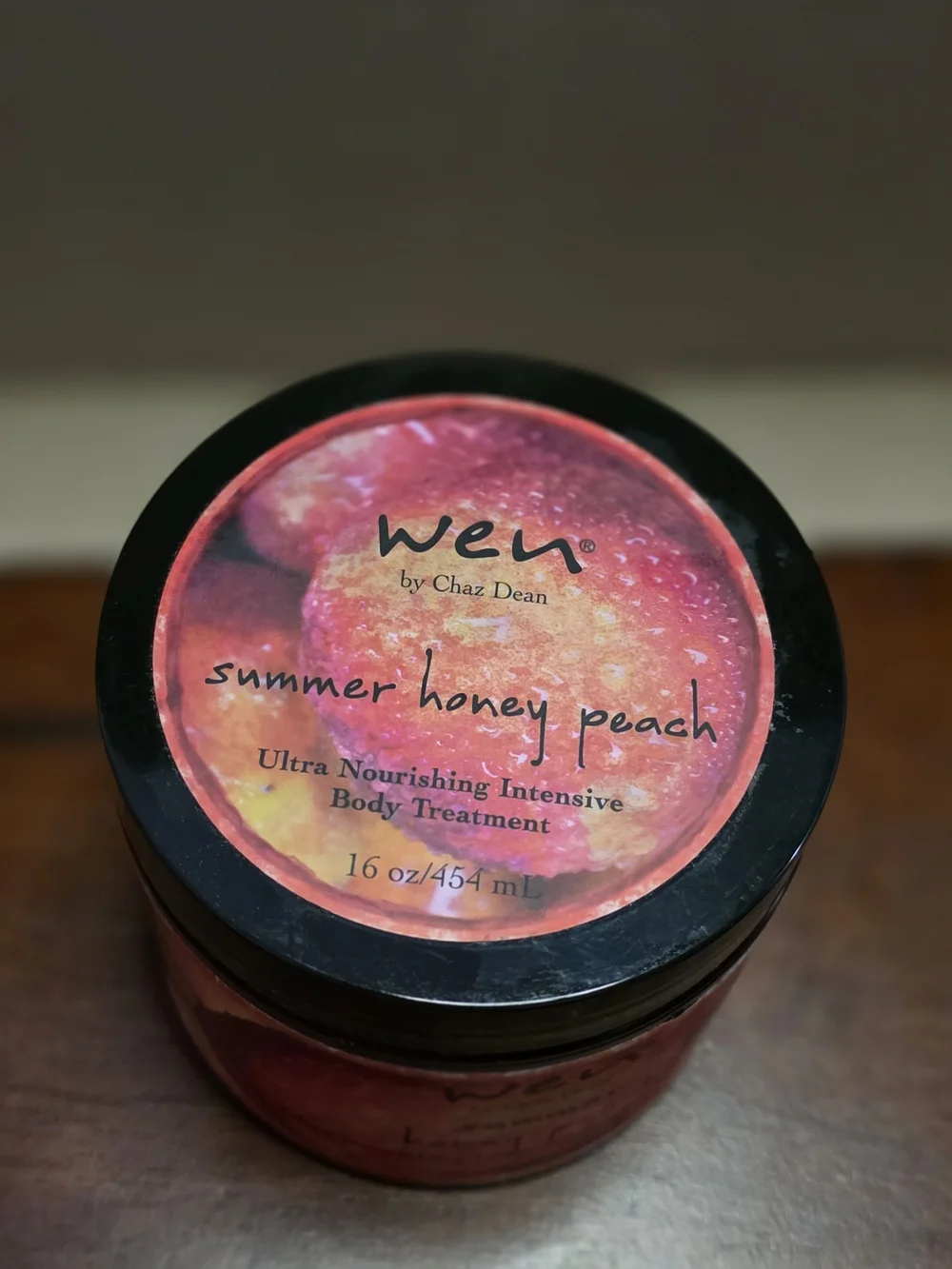 WEN Summer Honey Peach Nourishing Body Treatment - Black, Peach